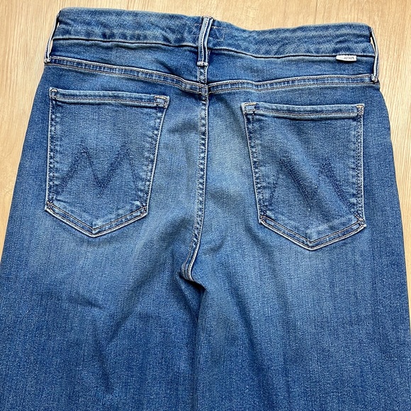 MOTHER The Roller High Rise Wide Leg Jeans in Riding the Cliffside, SIZE 32 1203 - Picture 11 of 11